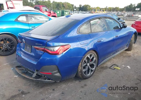 2023 BMW I4 Edrive40 z USA, uszkodzony, nr VIN WBY73AW04PFN50536